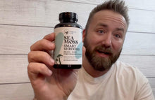 Load image into Gallery viewer, HAPPY FOX Irish Sea Moss Capsules & Mushroom Complex - Organic Seamoss with Adaptogens for Brain Health, 1500mg, 90 Vegan Capsules, Organic Mushroom Supplement