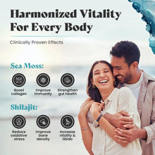 Load image into Gallery viewer, Pure Himalayan Shilajit & Irish Sea Moss Liquid Drops, 85+ Trace Minerals, 60% Fulvic Acid in Great Tasting Mocha Flavor. High Grade Healing Boosts Vitality, Productivity & Collagen