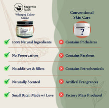 Load image into Gallery viewer, Tallow Skin Cream, Organic Grass-Fed & Finished - Handmade in Small Batches with Essential Oil Blends, Beef Tallow Moisturizer Balm for Body & Hands, Aurora Scent, 2oz / 60ml